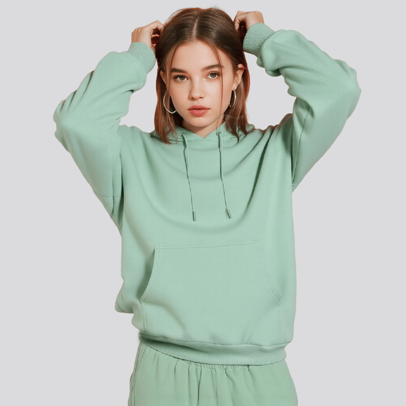 Charlie-quebec™ – Sweat à capuche Chic avec masque pour les yeux de voyage