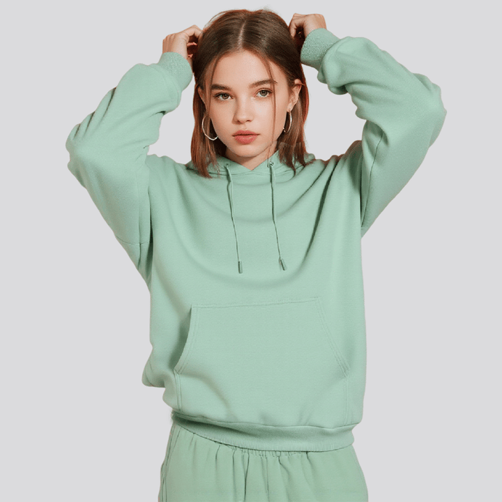 Charlie-quebec™ – Sweat à capuche Chic avec masque pour les yeux de voyage