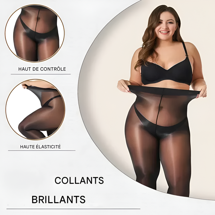 Charlie-quebec™ – Collants Brillants & Confort et Silhouette Sublimée