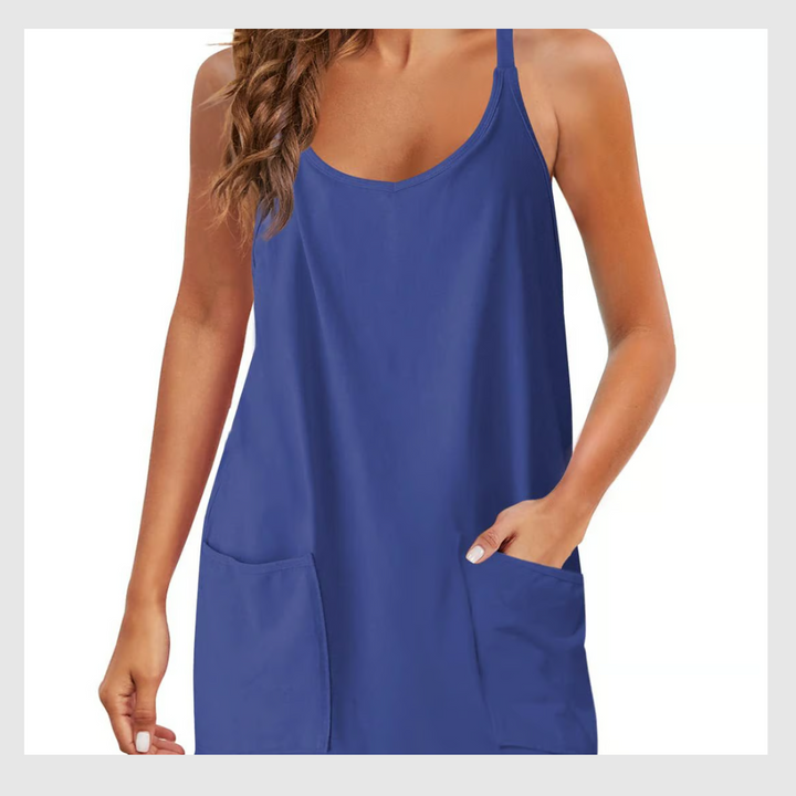 Mini-Robe Confort Absolu – Avec Brassière & Short Intégrés