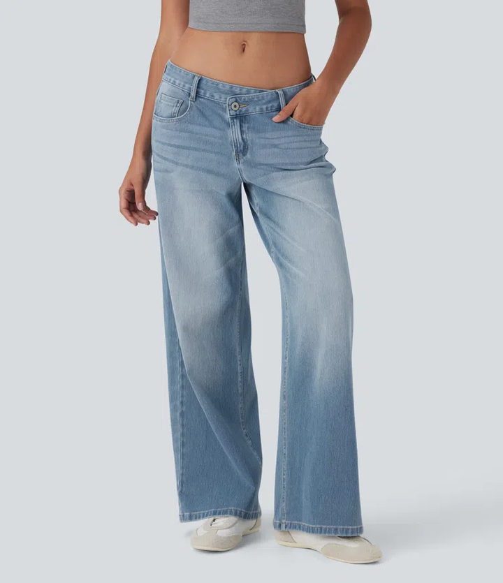 Jean Stretch Asymétrique – Coupe Moderne