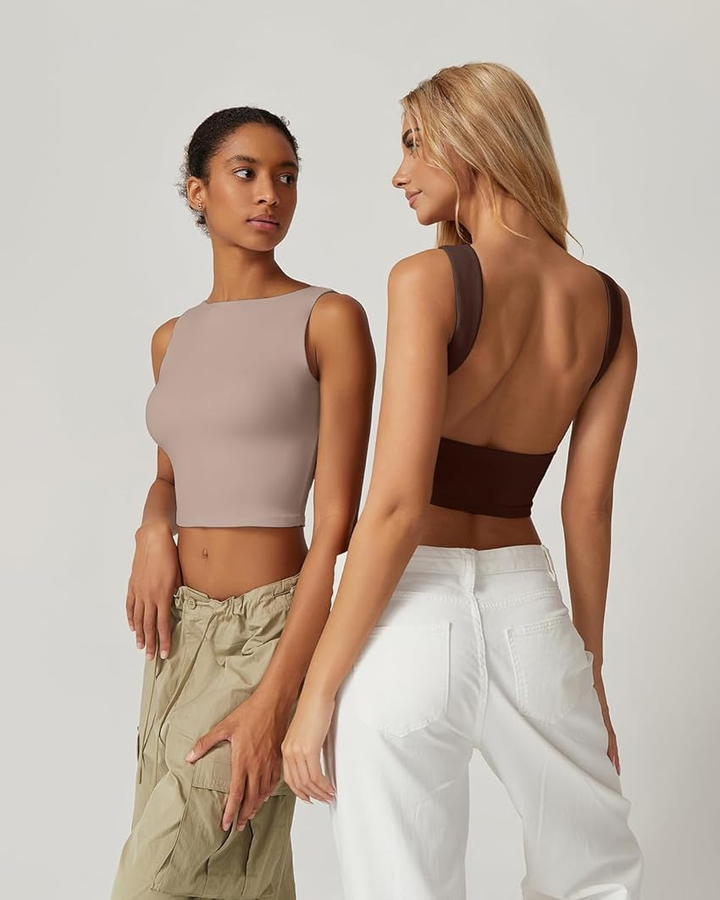 Top Court Dos Ouvert – Confort & Style