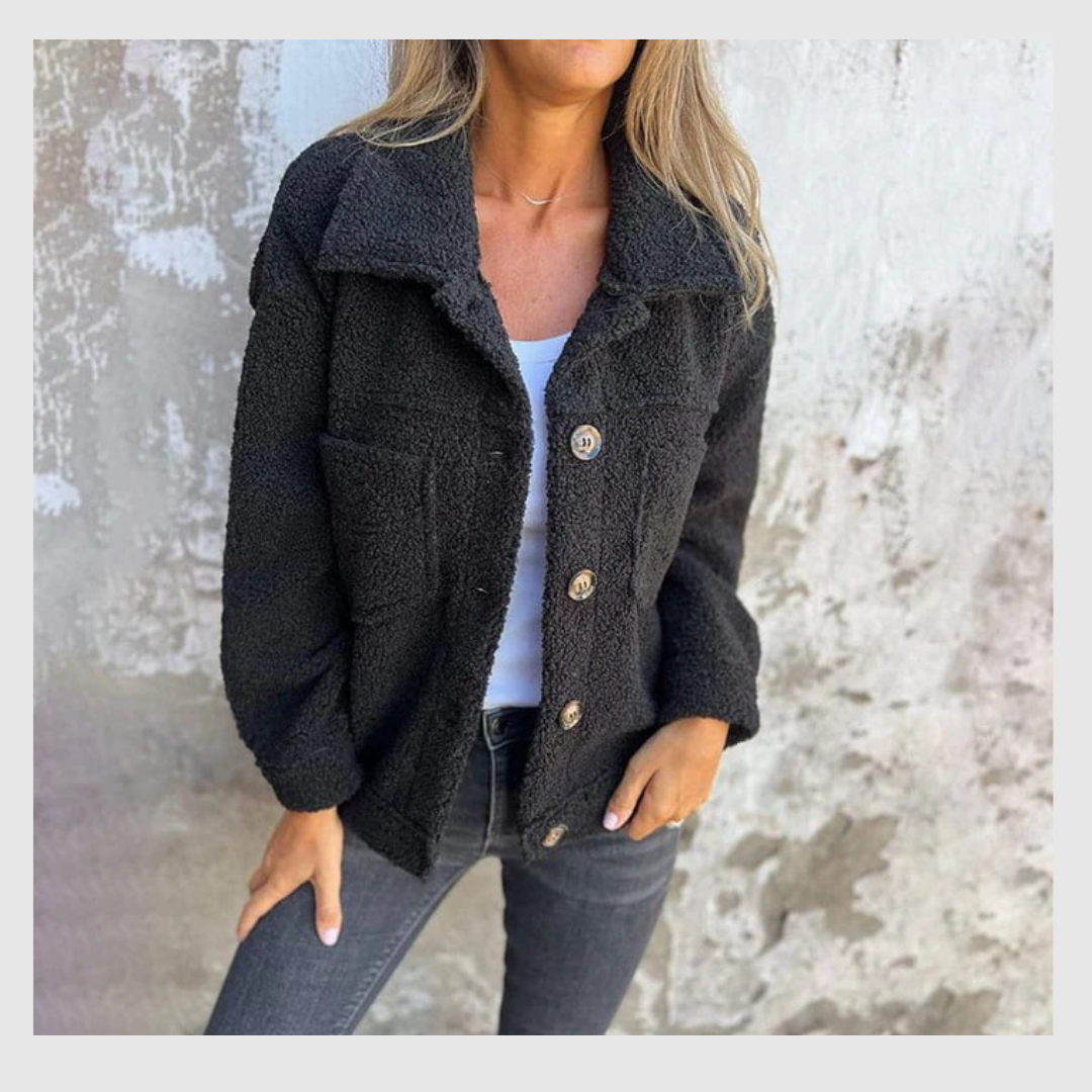 Veste Chic Courte – Col à Revers