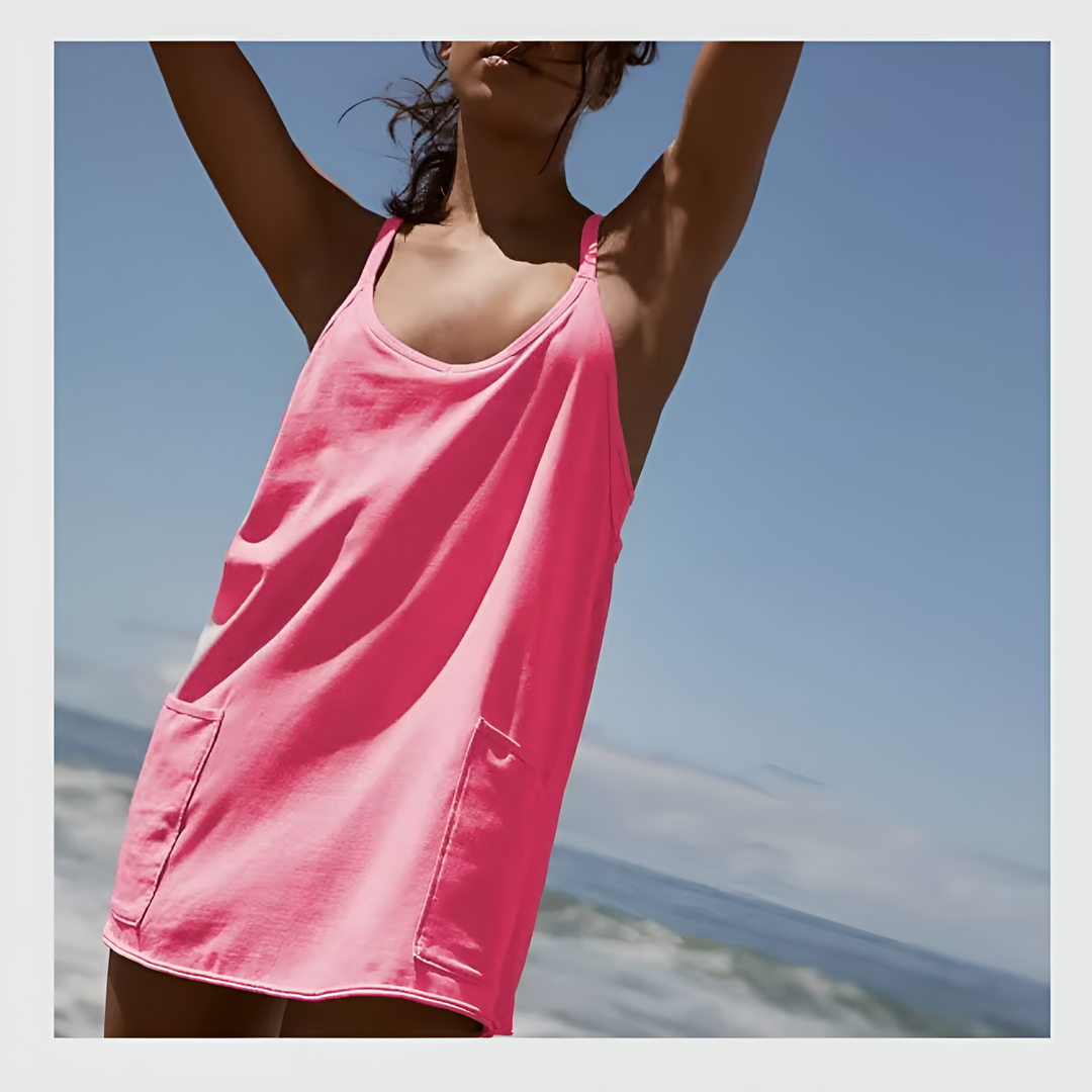 Mini-Robe Confort Absolu – Avec Brassière & Short Intégrés