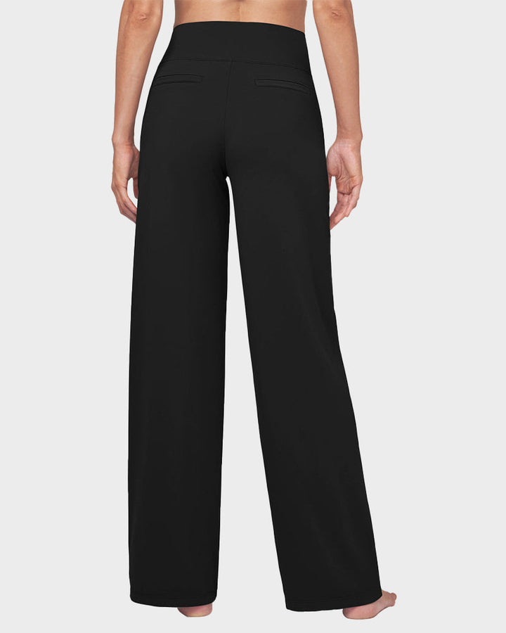 Charlie-quebec™ – Pantalon Large Taille Haute Confort Chic