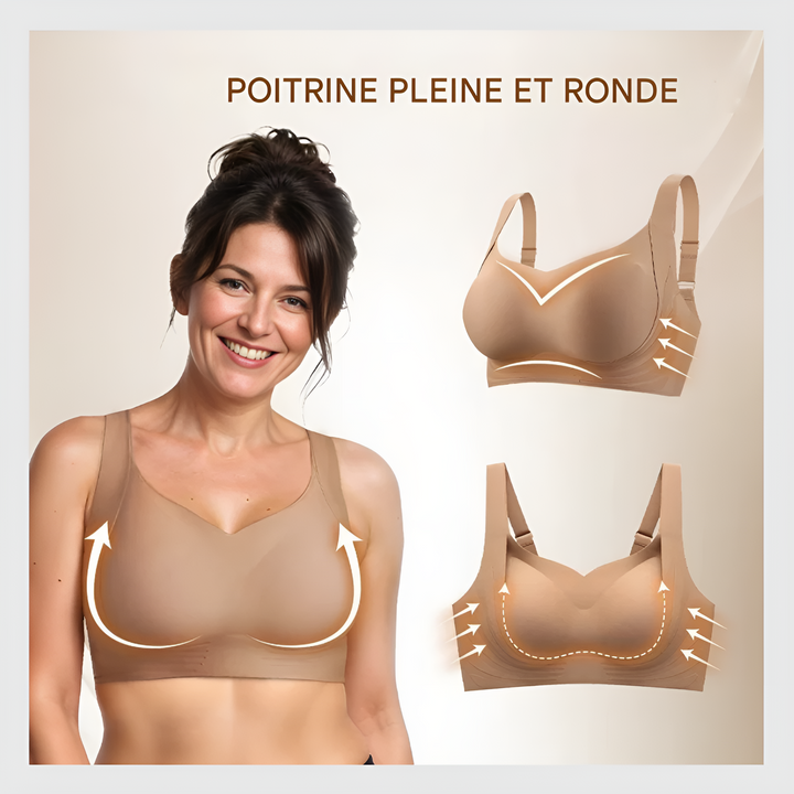 Charlie-quebec™ – Soutien-Gorge Push-Up Sans Armatures