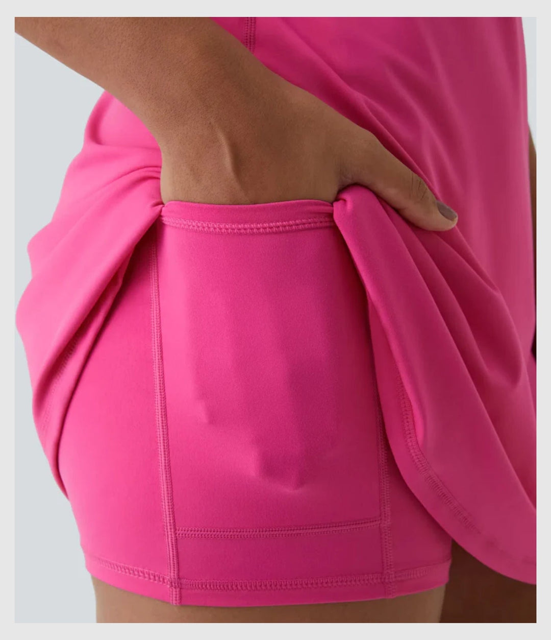 Robe de Printemps Ample – Brassière Intégrée & Short Discret