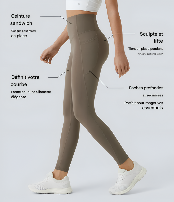 Charlie-quebec™ – Leggings Sculptants Taille Haute