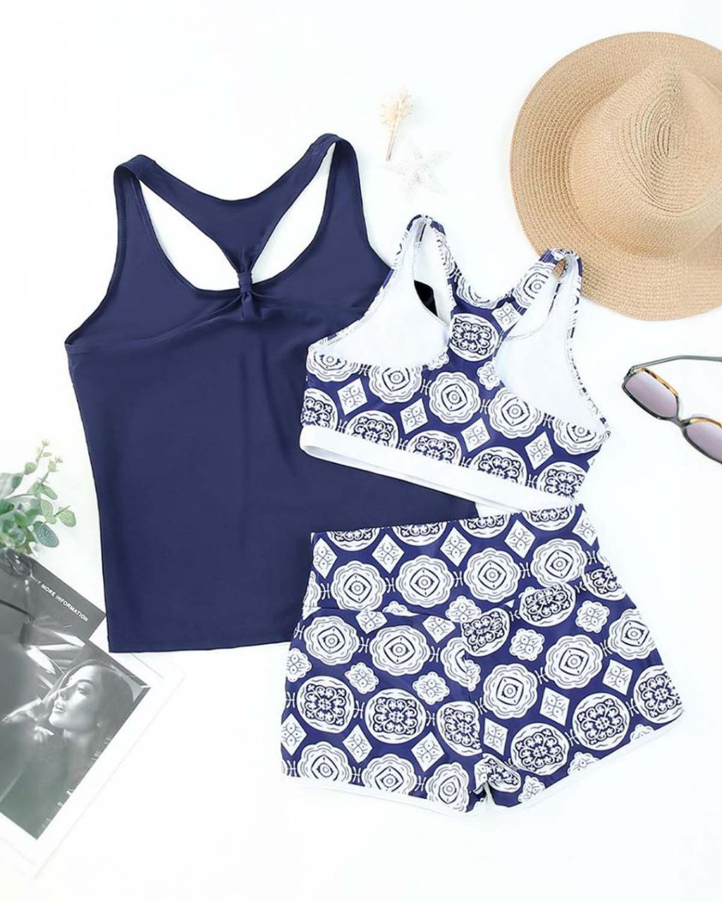 Charlie-quebec™ – Tankini 3 Pièces Élégant
