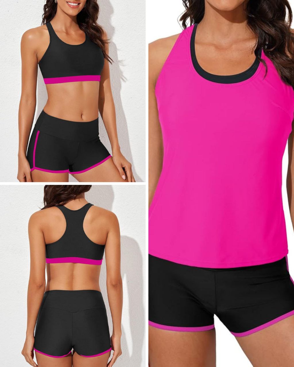 Charlie-quebec™ – Tankini 3 Pièces Élégant