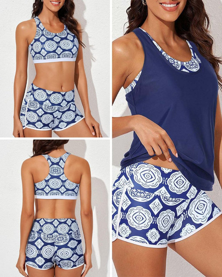 Charlie-quebec™ – Tankini 3 Pièces Élégant