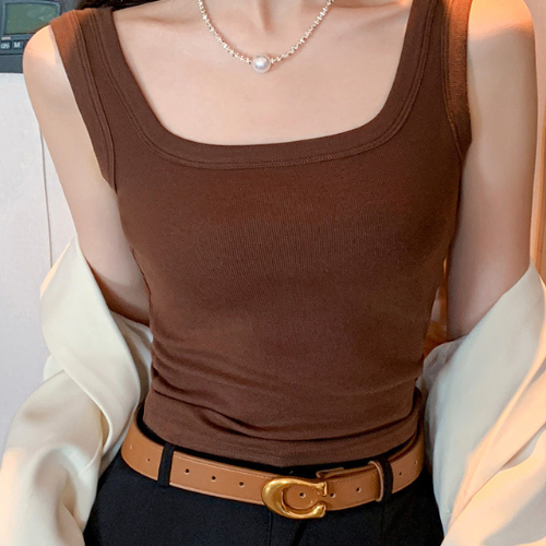 Top Sans-Soutif Côtelé – Brassière Intégrée