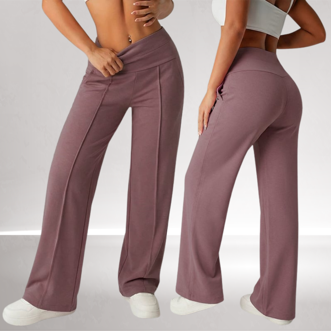 Charlie-quebec™ – Pantalon Fluide Coupe Large