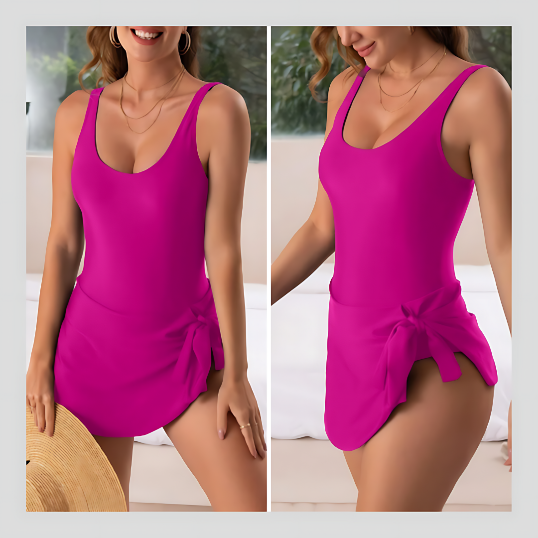 Robe de Bain Gainante – Jupe Intégrée