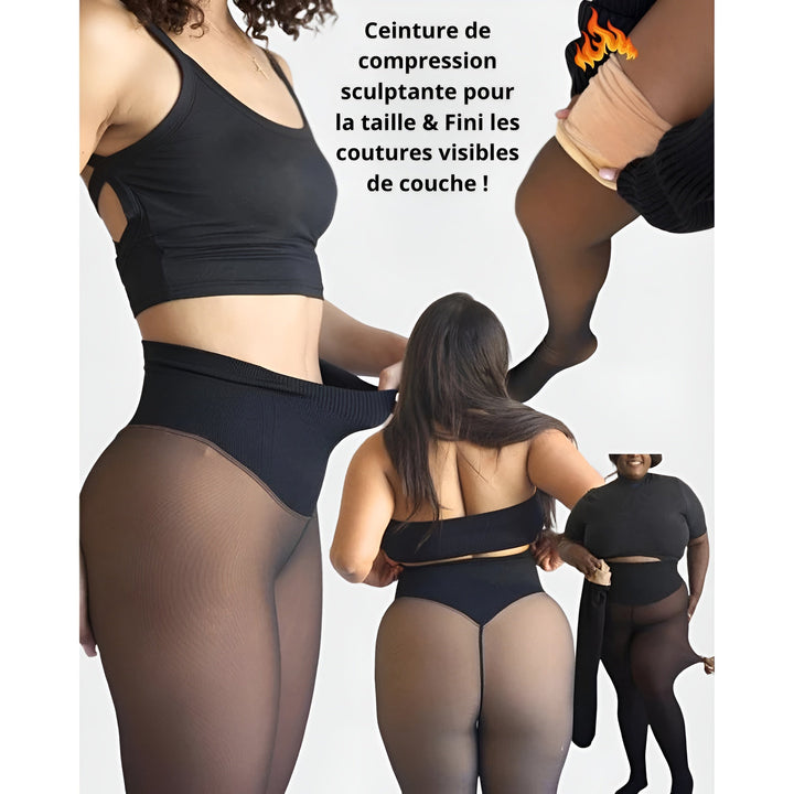 Charlie-quebec™ - Leggings Sculptants Polaires à Couture Unique