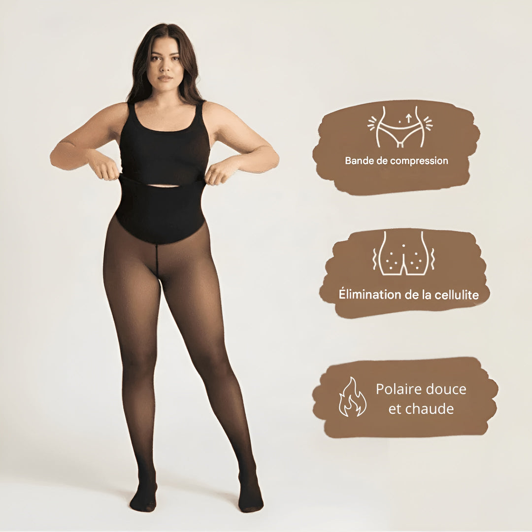 Charlie-quebec™ - Leggings Sculptants Polaires à Couture Unique