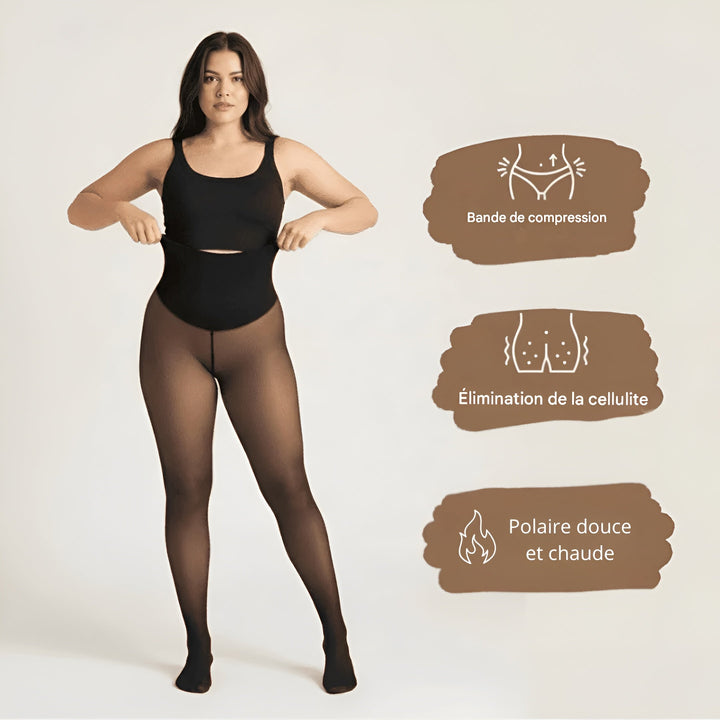 Charlie-quebec™ - Leggings Sculptants Polaires à Couture Unique