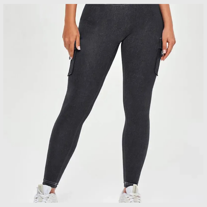 Charlie-quebec™ – Legging taille haute à poches