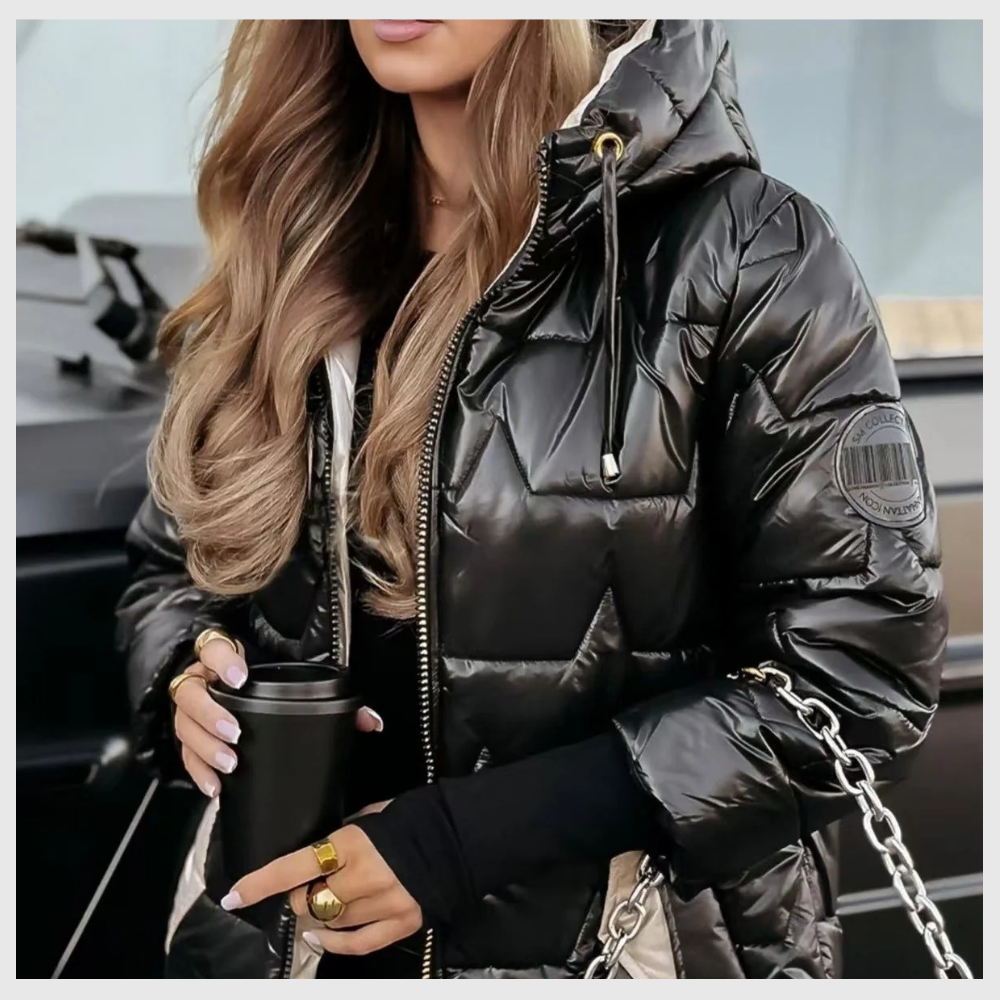 Charlie-quebec™ – Manteau Matelassé à Capuchon Douillet