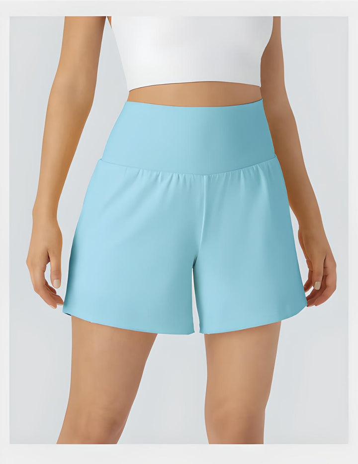 Short Fitness 2-en-1 – Gainant Taille Super Haute