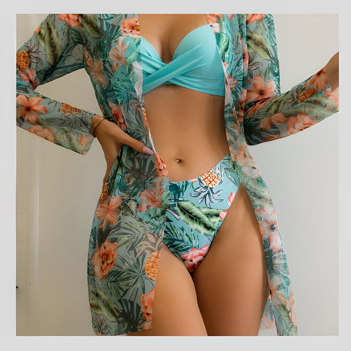 Charlie-quebec™ - Ensemble de bikini 3 en 1