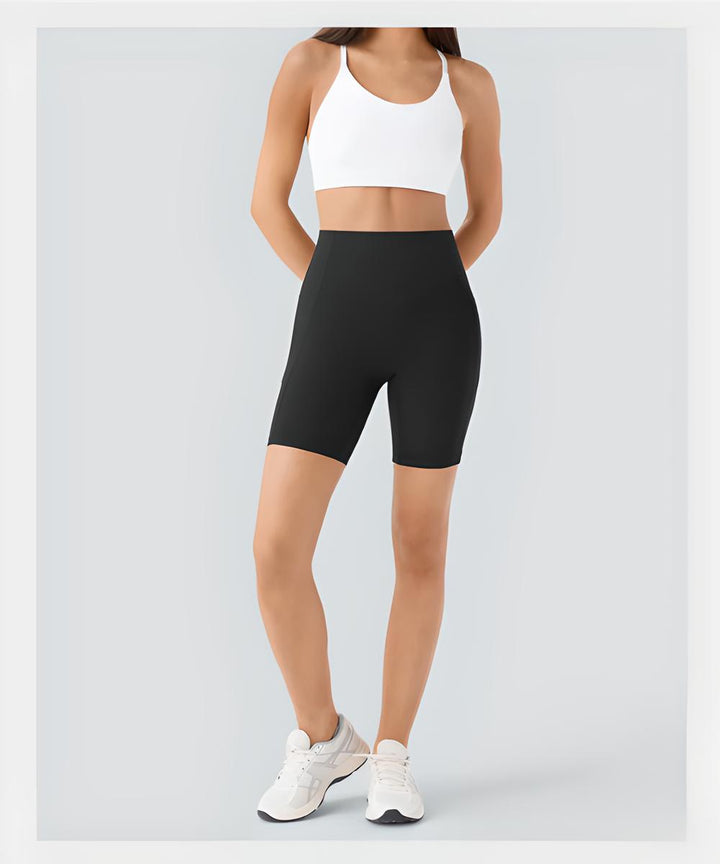 Charlie-quebec™ – Short d’Entraînement Gainant Taille Haute