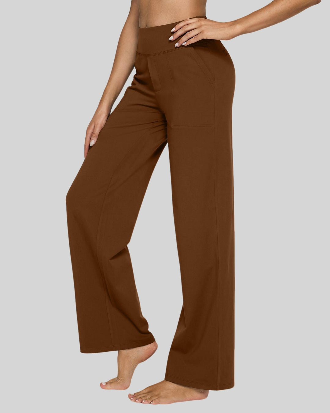 Charlie-quebec™ – Pantalon Large Taille Haute Confort Chic