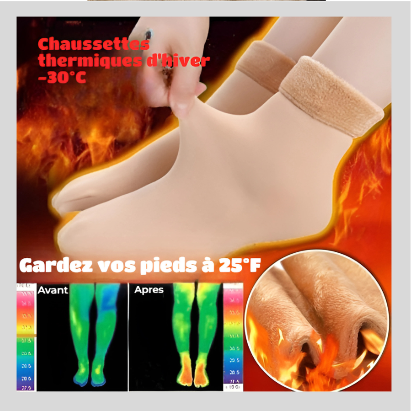 Chaussettes Hiver Velours – Ultra Douces & Chaudes