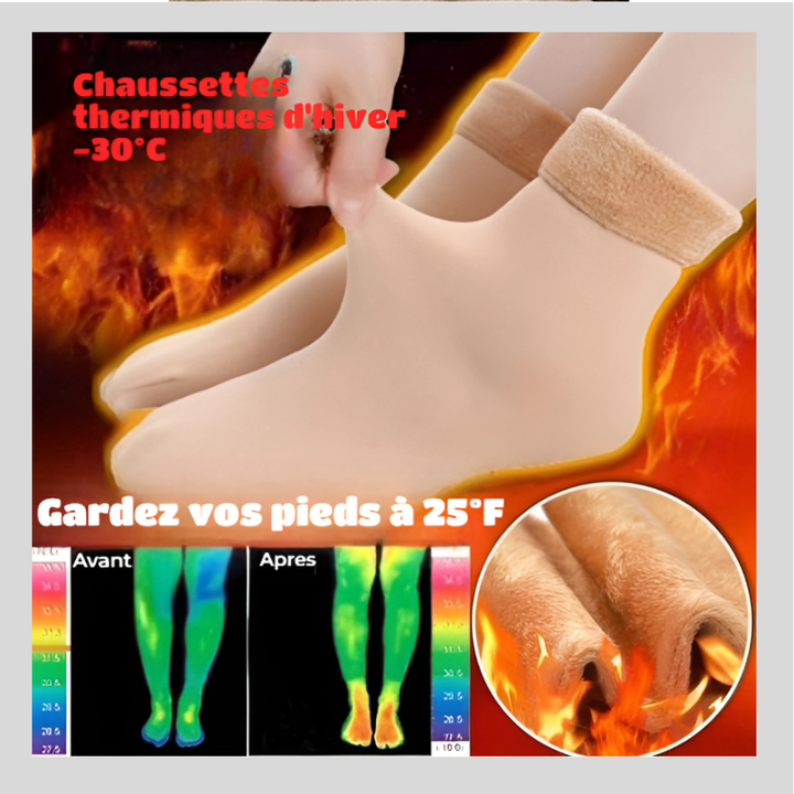 Chaussettes Hiver Velours – Ultra Douces & Chaudes