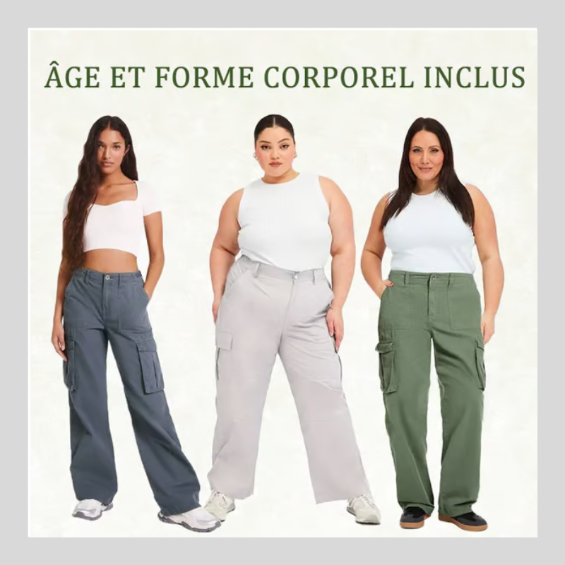Cargo Droit Ajustable – Style Décontracté