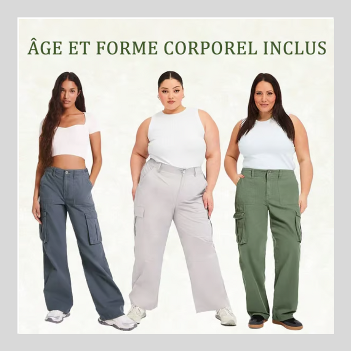 Cargo Droit Ajustable – Style Décontracté