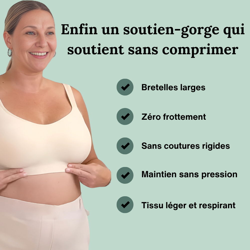 Charlie-quebec™ – Soutien-Gorge Confort & Soutien Quotidien