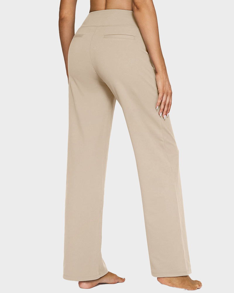 Charlie-quebec™ – Pantalon Large Taille Haute Confort Chic
