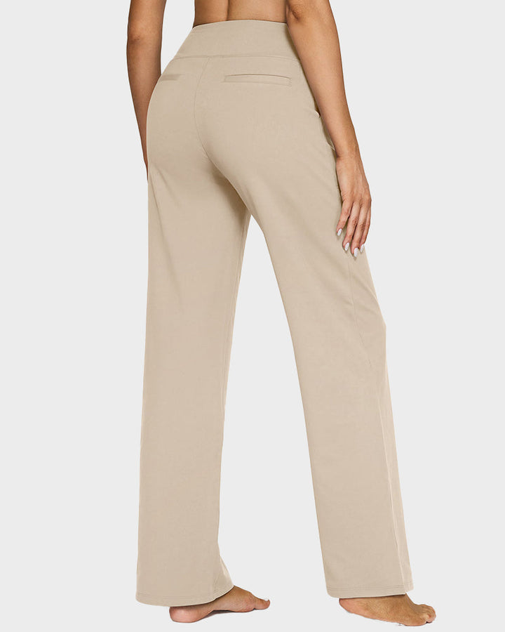 Charlie-quebec™ – Pantalon Large Taille Haute Confort Chic