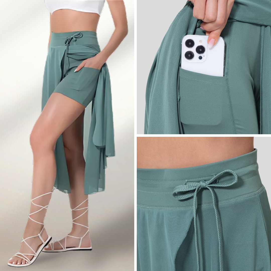 Jupe Short Taille Haute – Confort Actif