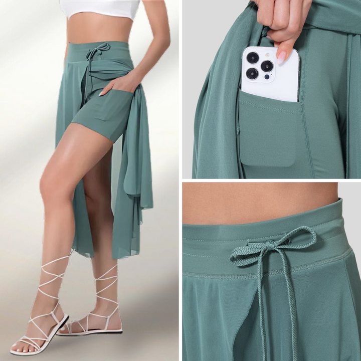 Jupe Short Taille Haute – Confort Actif