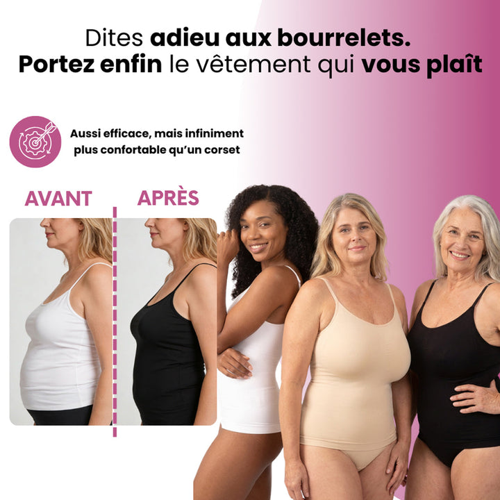 Charlie-quebec™ – Débardeur Gainant Confort & Maintien