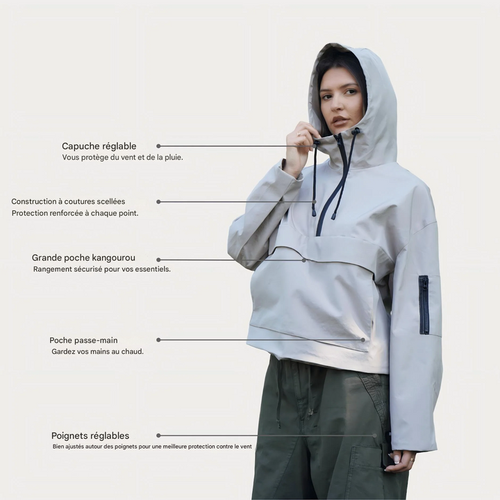 Charlie-quebec™ – Veste Imperméable et Coupe-Vent Élégante