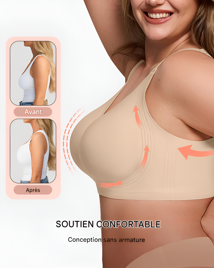 Charlie-quebec™ – Soutien-Gorge Sans Armature à Maintien Sculptant 360°
