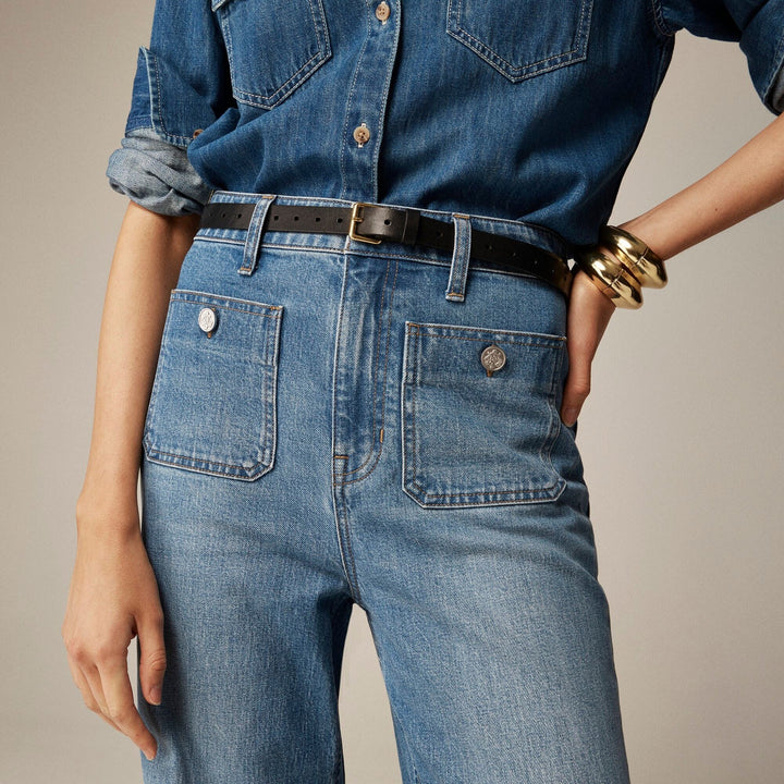 Pantalon Large Marinière – Style Chic