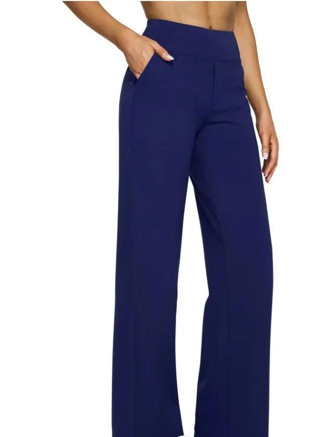 Charlie-quebec™ – Pantalon Large Taille Haute Confort Chic