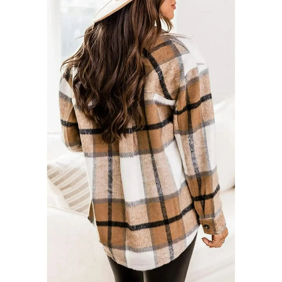 Charlie-quebec™ – Veste Shacket en Flanelle à Carreaux