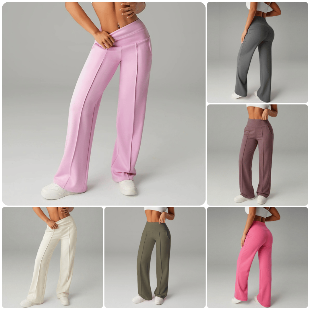 Charlie-quebec™ – Pantalon Fluide Coupe Large