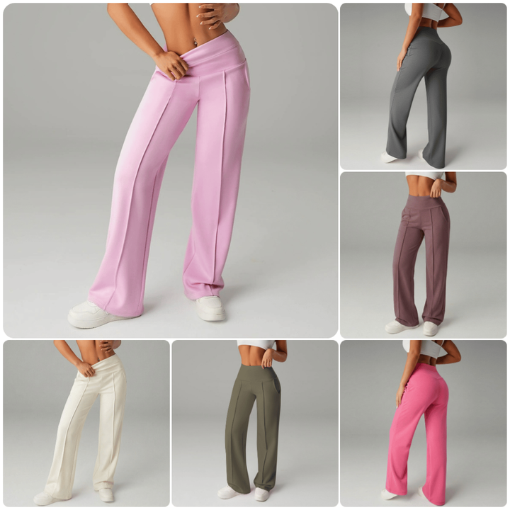Charlie-quebec™ – Pantalon Fluide Coupe Large