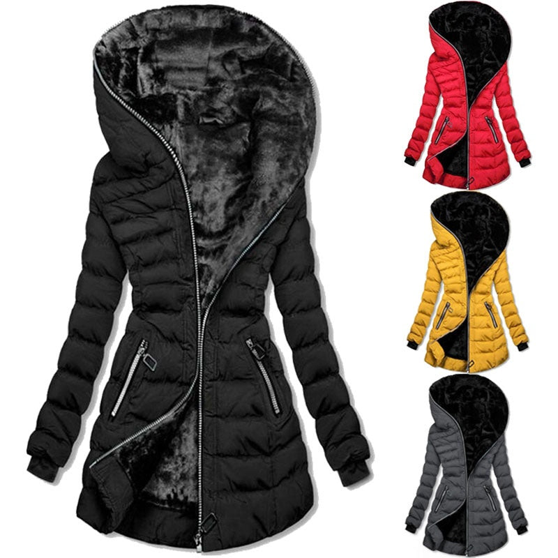 Charlie-quebec™ – Manteau Douillet à Capuche & Doublure Polaire